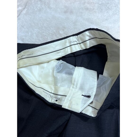 Christian Dior Monsieur Paris Mew York pure wool suit mens size 43L - Picture 10 of 16